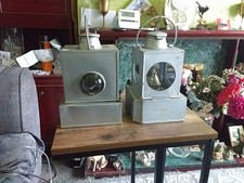 2 Railway Lamps In Suburb