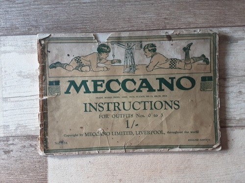 Meccano 1927 instructions - 1927,