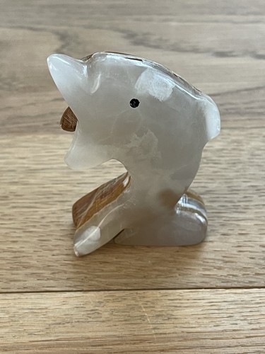 Vintage hand carved onyx stone - vintage,