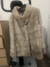 Genuine mink fur coat