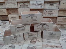 Wooden wine box crate - box, 6