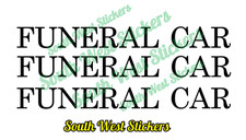 Funeral Car Sticker Stickers
