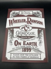 Red Dead II | Wheeler Rawson & Co. 1899 Catalogue Replica – 126 Pages UK