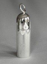 CHRISTOFLE: Silver Plated Pepper Grinder - Vertigo Pattern