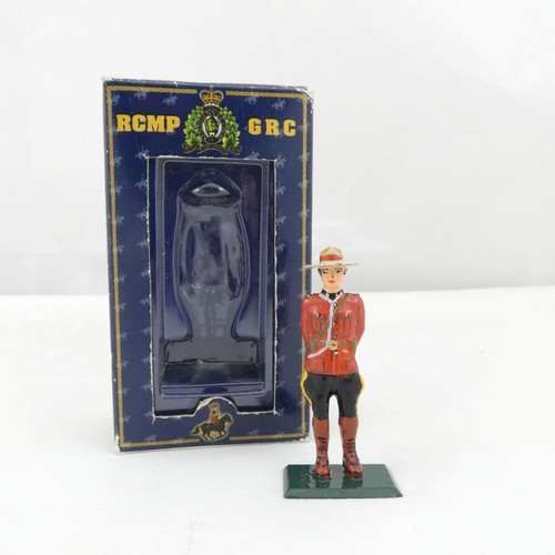 Rcmp die cast metal figure - cast,