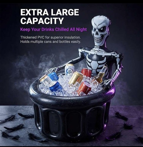 Big inflatable ice bucket - big,