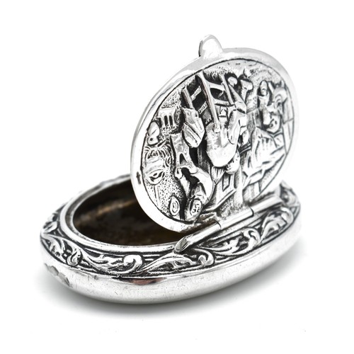 Antique dutch silver snuff - antique,