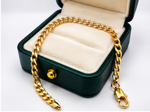 9ct gold curb link - 9ct,