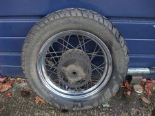 SUZUKI GZ125 GZ 125 MARAUDER REAR WHEEL RIM W/ TYRE, SPINDLE & SPROCKET OEM