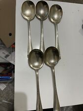 A1 Silver Plated Bead Pattern EPNS Soup Spoon Super Condition Sheffield X5
