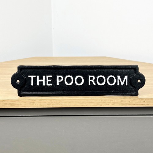 Toilet door sign - toilet, plaque