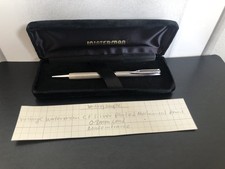 Vintage Waterman C/F Silver Plated Mechanical Pencil