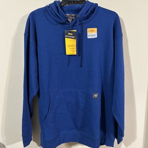 Ariat mens rebar logo hood - rebar,