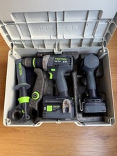 Festool TPC 18/4 QUADRIVE + TID 18 Cordless Drill & Impact Set