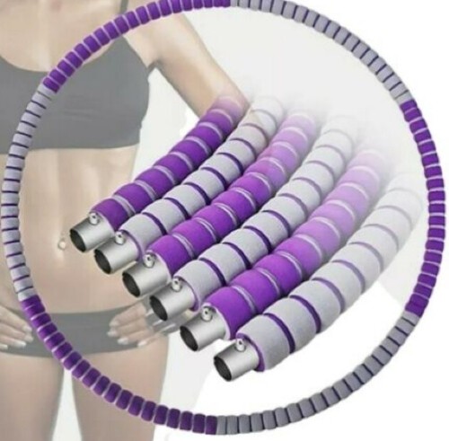 Collapsible weighted hula hoop - collapsible,