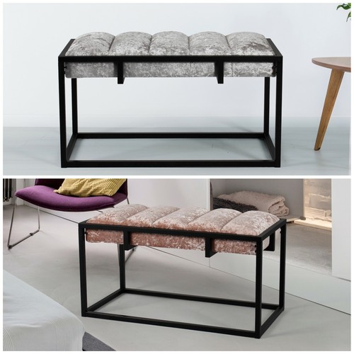 Crushed velvet upholstered - velvet,