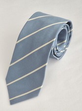 New Paul Smith Tie Stripes Pattern 100% Silk