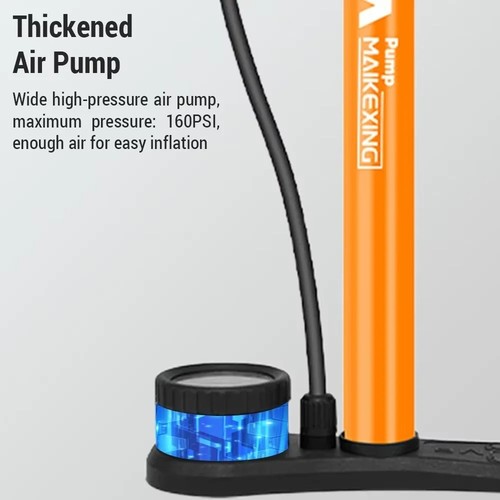 Dunlop floor bike pump with - floor,