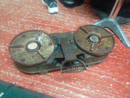 Vintage heavy cast iron - vintage, double