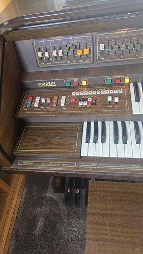 Vintage electric organ - vintage,