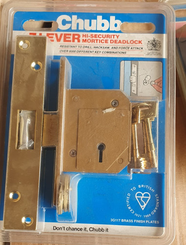 Chubb lever security - chubb, hi-security
