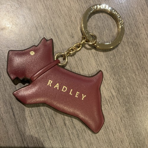 Radley leather keyring charm - radley,