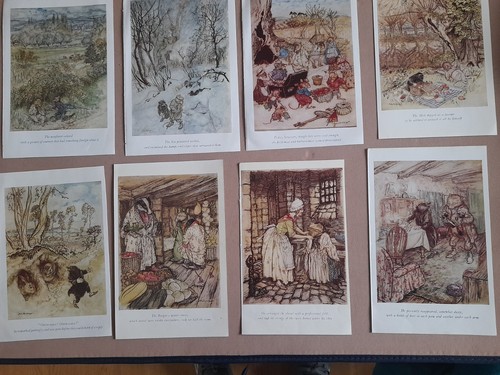 Vintage arthur rackham lot x8 - arthur,
