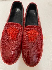 Men Red Versace Shoe Sz 46