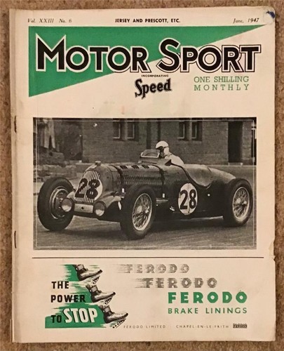 Motor sport magazine - motor, jun
