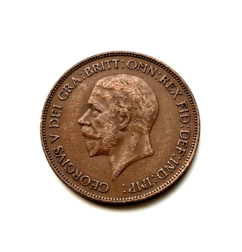 1930 george bronze one - george, v