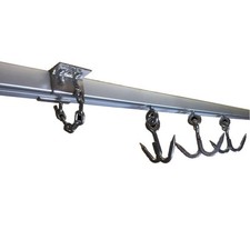 Hanging Meat Rail Sliding System for Butchers Meat Rooms Trucks Van 2Mt
