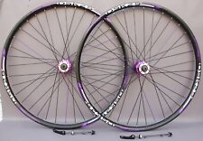 PURPLE 29ER MTB WHEELS MOUNTAIN BIKE DISC BRAKE ONLY WHEEL SET 8/9/10 SPEED,