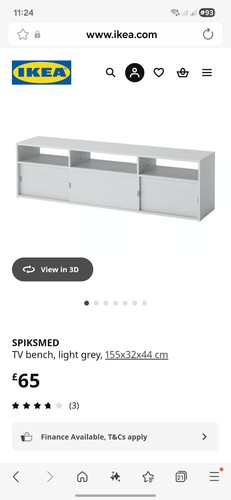 Ikea besta bench grey - ikea,