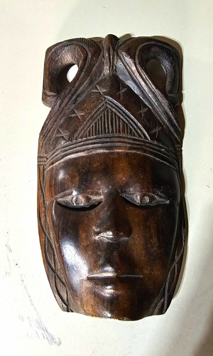 Small carved wooden - carved,