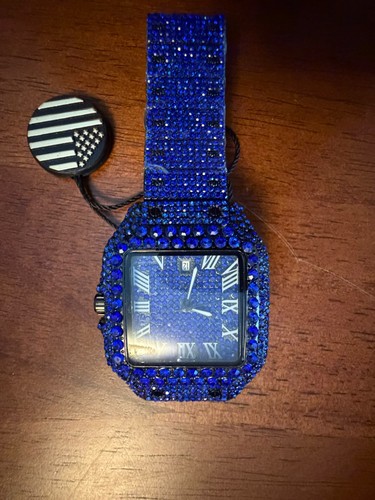 Watch iced out - iced, cobalt