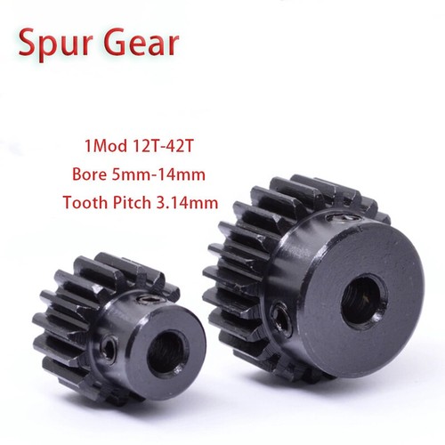 Hardened spur gear 1mod - 1mod, 12-42t