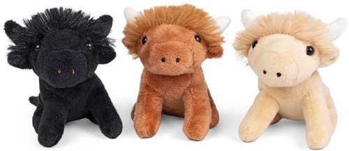 Highland cow assorted plush - assorted,