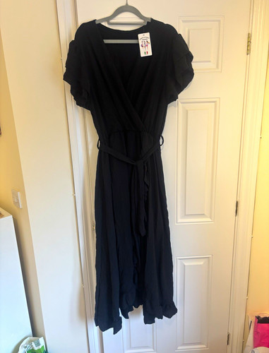 Porte black long dress - long,