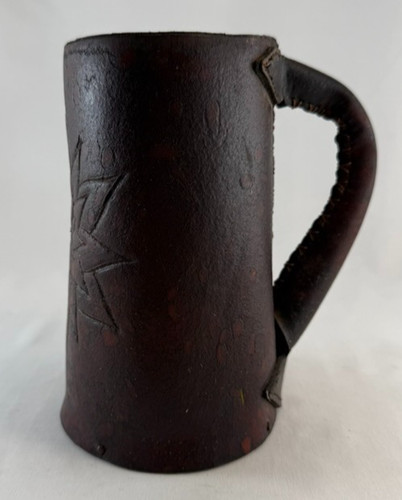 Vintage tooled leather - vintage,