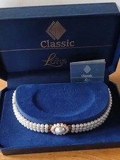 Lotus Pearl Choker Necklace