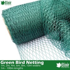 Green Anti Bird Netting Fruit Veg Pond Protection 1m 2m 4m 6m 8m 10m Wide
