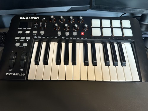 Audio oxygen key midi - m-audio, 25