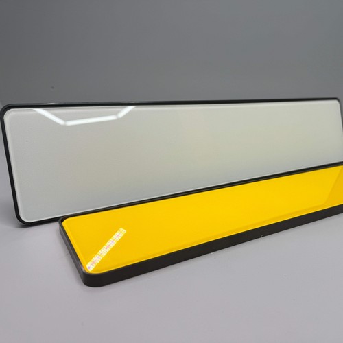 Single slim number plate - single,