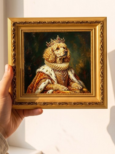 Poodle king ermine - king, robe