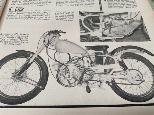Unusual mercer bsa bantam - mercer,
