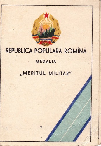 Romania 1958 vintage - romania,, medal