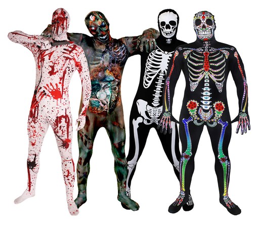 Adults halloween skin suits - adults,