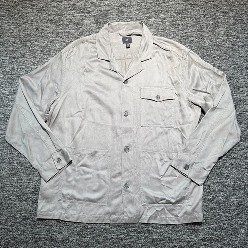 Jacket mens grey twill - jacket,