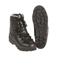 Mil-Tec German Army Style Mountain Boots Black Laminate Lining 