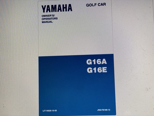 Yamaha golf car g16a - yamaha,